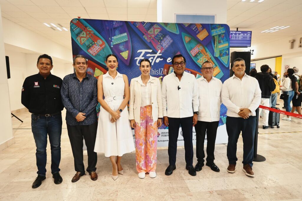 Gran recibimiento de Lizette Tapia Castro a la secretaria de Turismo federal, Josefina Rodríguez Zamora