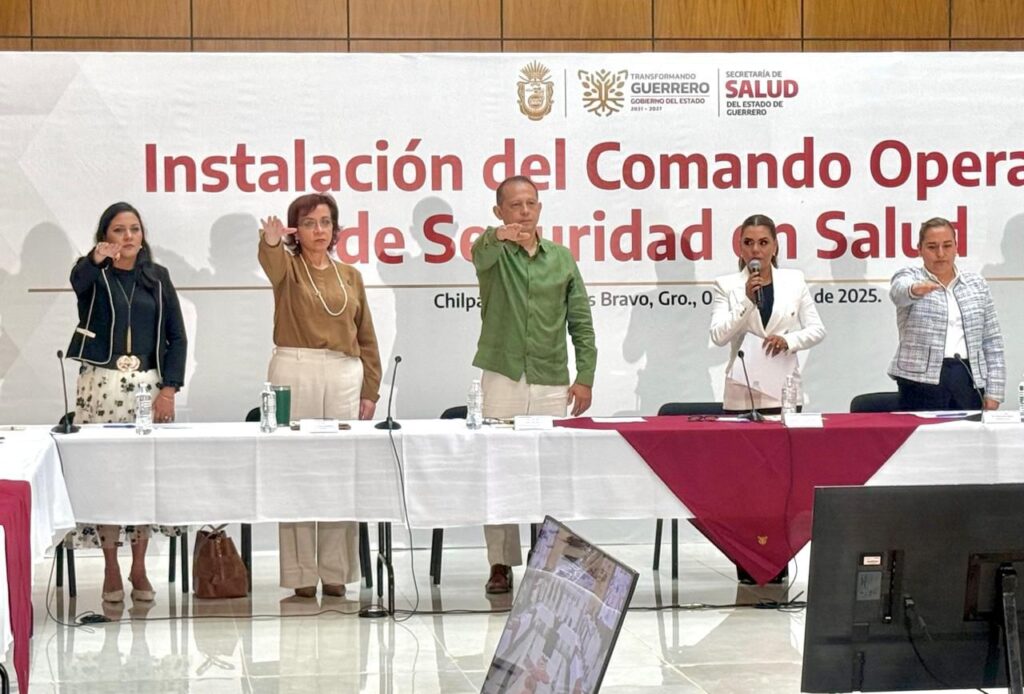 Participa IMSS Guerrero en instalación del Comando Operativo de Seguridad en Salud contra el sarampión