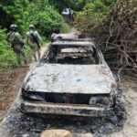 Hallan un Nissan Tsuru calcinado con cinco cuerpos, en Ayutla