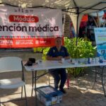 Más de 150 atenciones en módulos de salud en playas