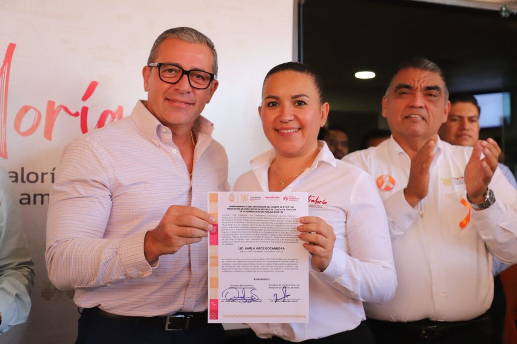 Presenta Contraloría a integrantes del Comité de Ética y Prevención de Conflictos de Interés