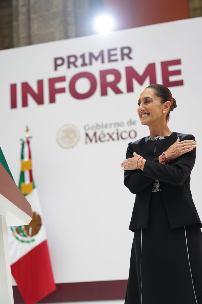 Vamos bien y vamos a ir mejor: Presidenta Claudia Sheinbaum en su primer informe de gobierno