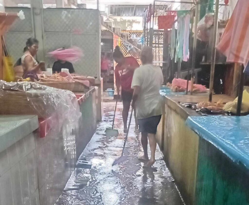 Comerciantes de Tecpan denuncian afectaciones por drenaje tapado y bajas ventas