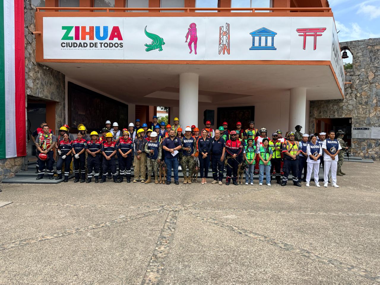Destacada participación del Gobierno de Lizette Tapia Castro en el segundo Simulacro de Sismo 2025