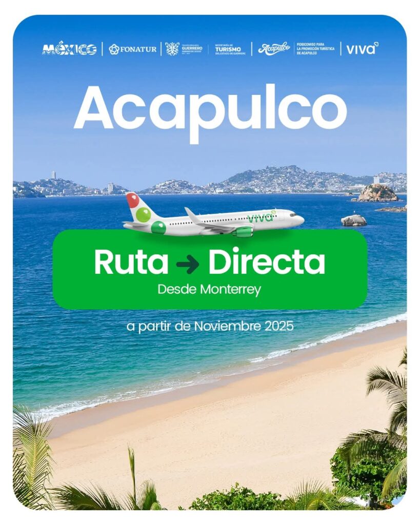 Evelyn Salgado fortalece la conectividad aérea con la nueva ruta Acapulco-Monterrey