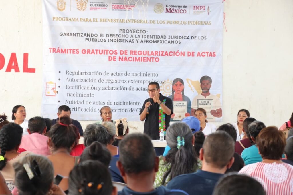 Atienden a 200 habitantes de Las Vigas con el proyecto Garantizando el Derecho a la Identidad Jurídica de los Pueblos Indígenas y Afromexicanos