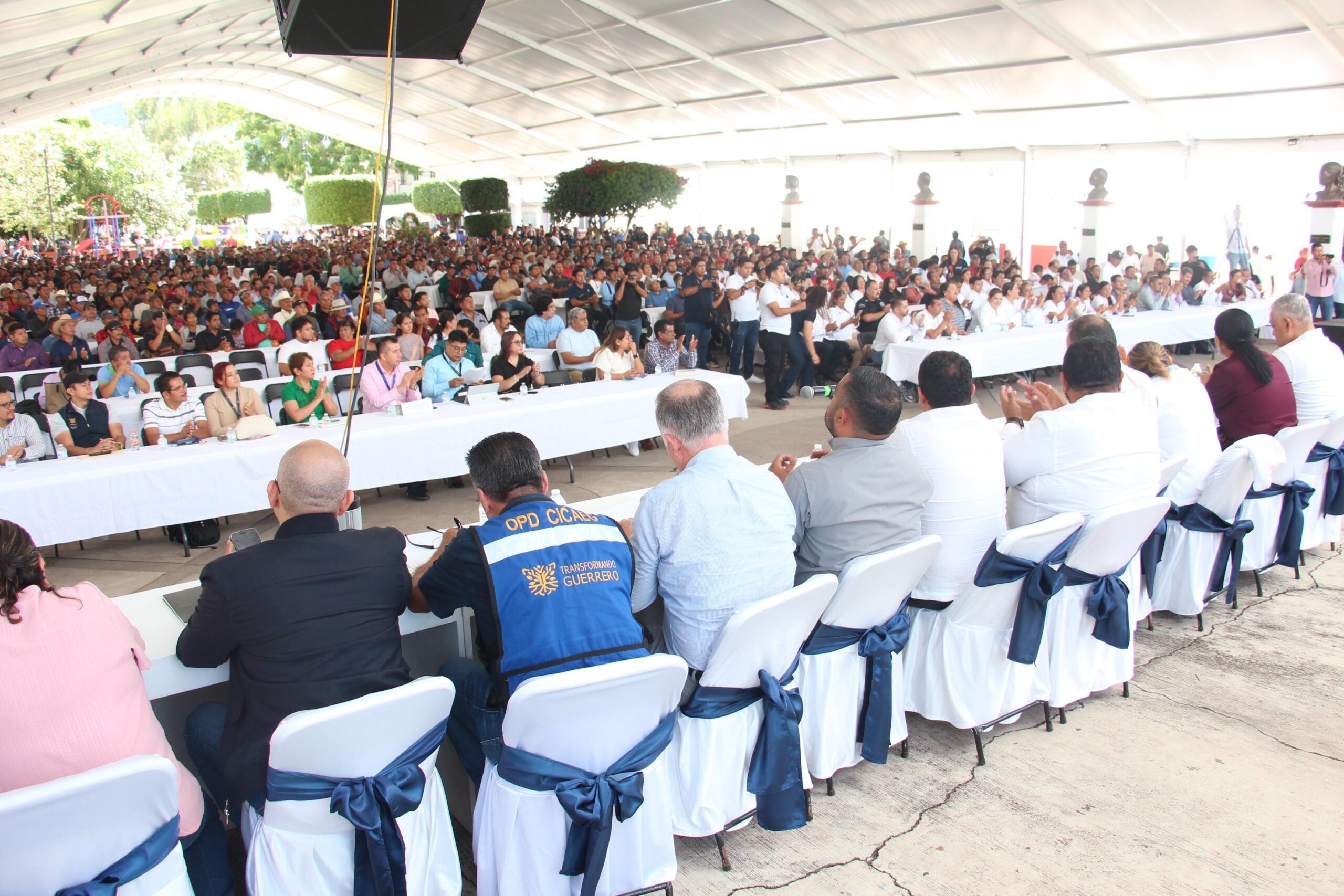 En Tixtla, autoridades estatales y municipales fortalecen el diálogo con comisarios de la región Centro y Montaña Baja