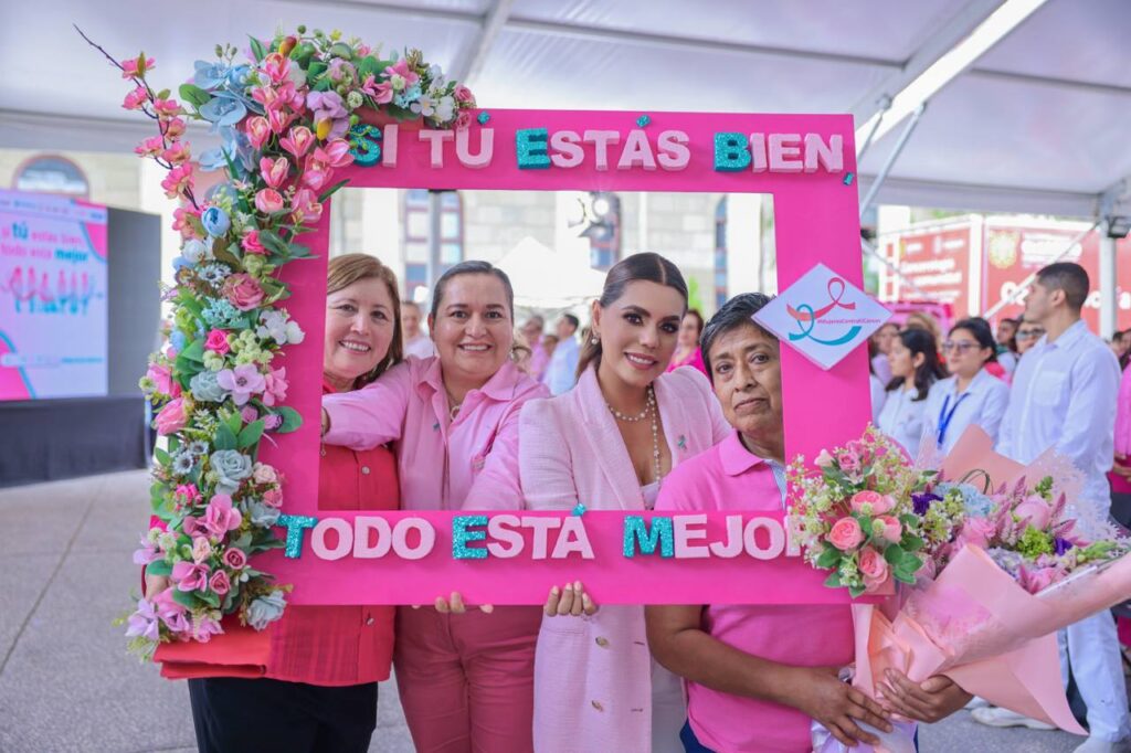 “La prevención es un acto de amor propio”: Evelyn Salgado pone en marcha una jornada contra el cáncer de mama en Guerrero