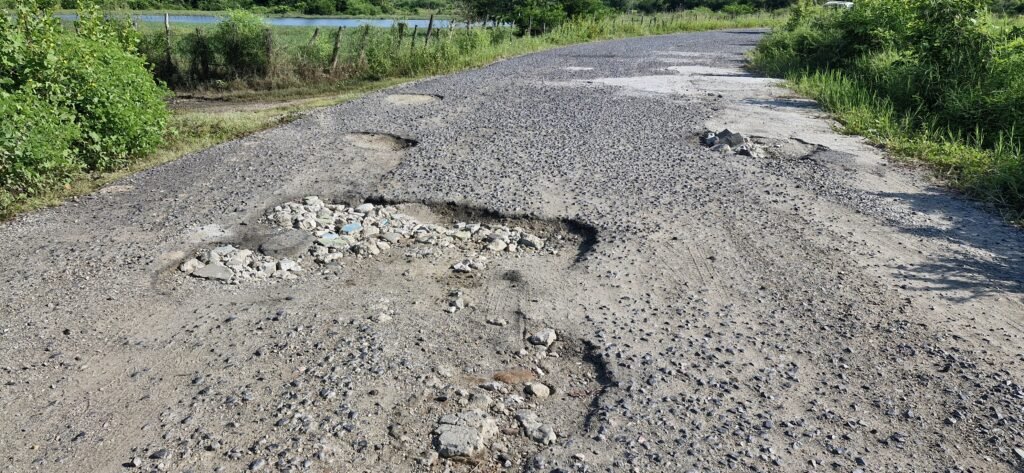 Piden rehabilitar carretera que conduce a Playa El Carrizal