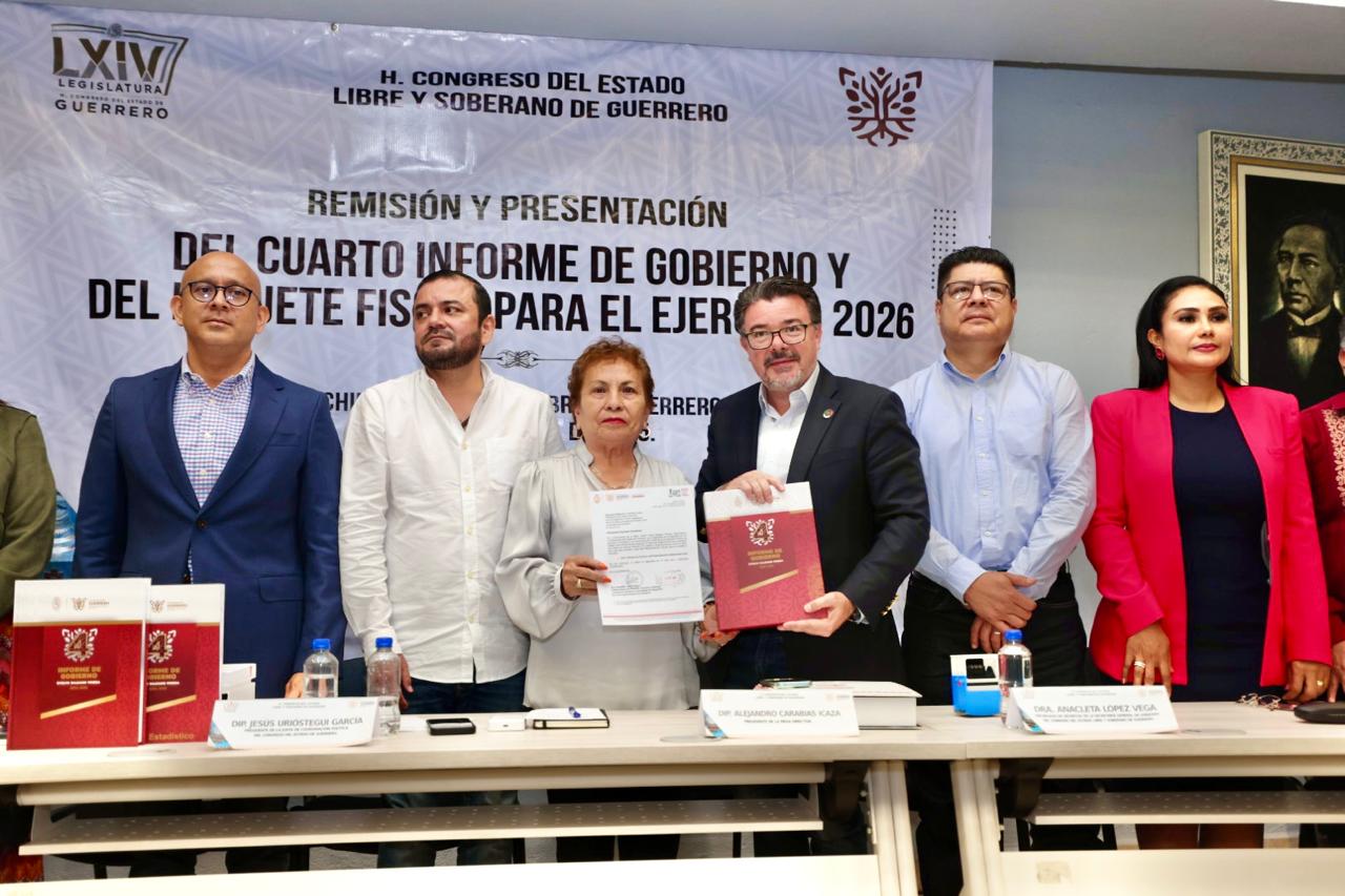 Entrega Evelyn Salgado su 4.° Informe de Gobierno al Congreso del Estado de Guerrero