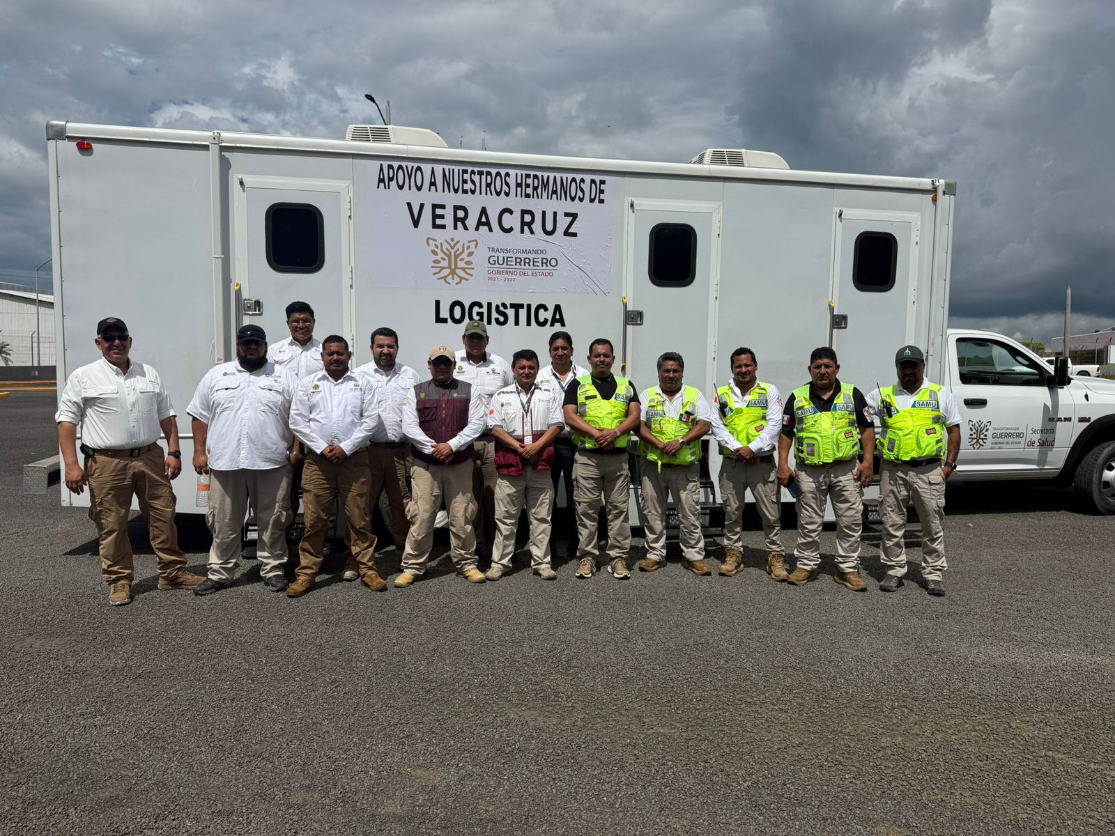 Brigada del CRUM Guerrero brindó atención médica y logística en las zonas más afectadas por las lluvias en Veracruz