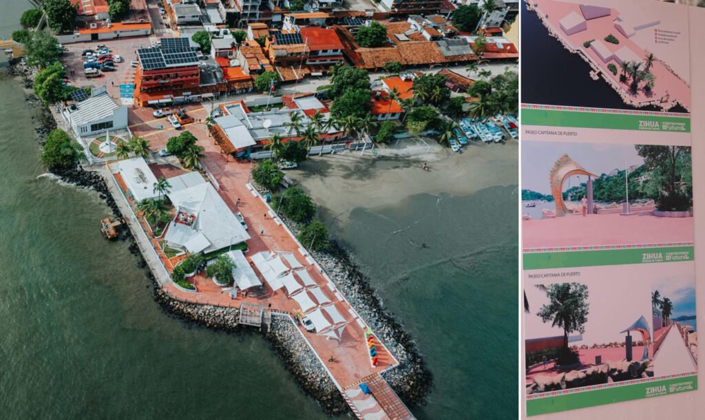 El Gobierno de Lizette Tapia Castro dignifica el muelle principal de Zihuatanejo