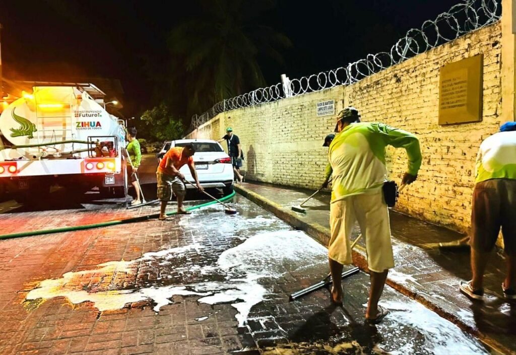 Dirección de Servicios Públicos redobla esfuerzos antes, durante y después del desfile cívico-deportivo de la Revolución Mexicana