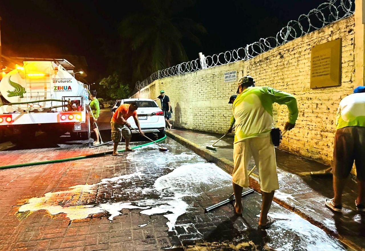 Dirección de Servicios Públicos redobla esfuerzos antes, durante y después del desfile cívico-deportivo de la Revolución Mexicana