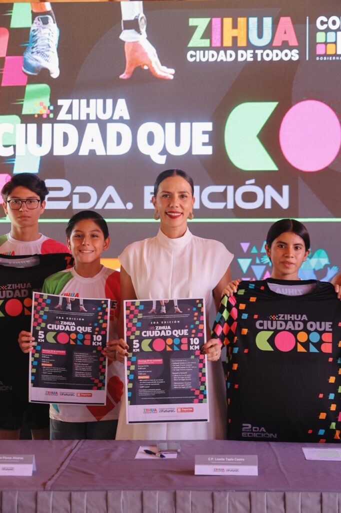 Anuncia Lizette Tapia Castro la 2ª Carrera Zihua Ciudad que Corre