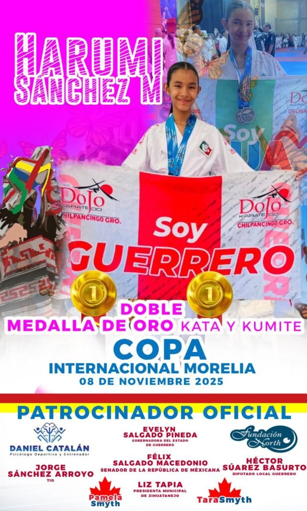 Harumi Sánchez sigue ganando a nivel nacional.