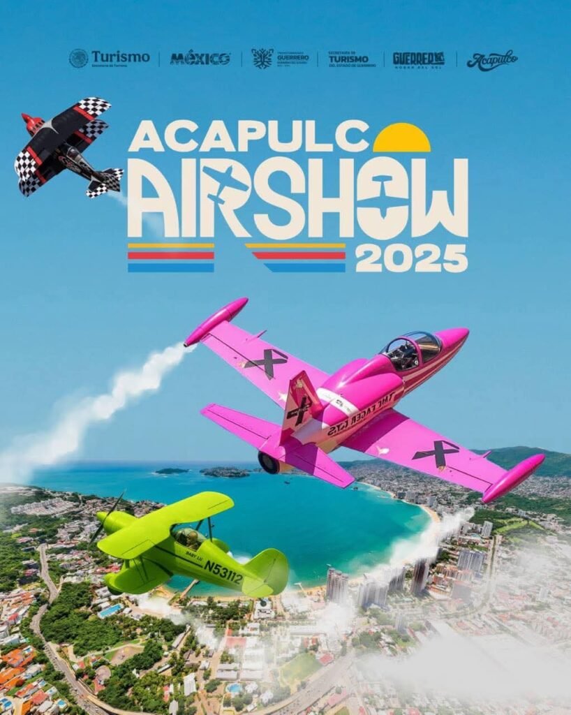 Acapulco se alista para vivir el Air Show: un espectáculo que volverá a iluminar el cielo del puerto