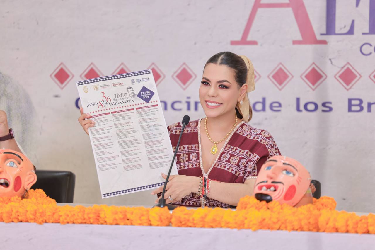 Evelyn Salgado anuncia jornada cultural y académica “Semana Altamiranista” en Tixtla