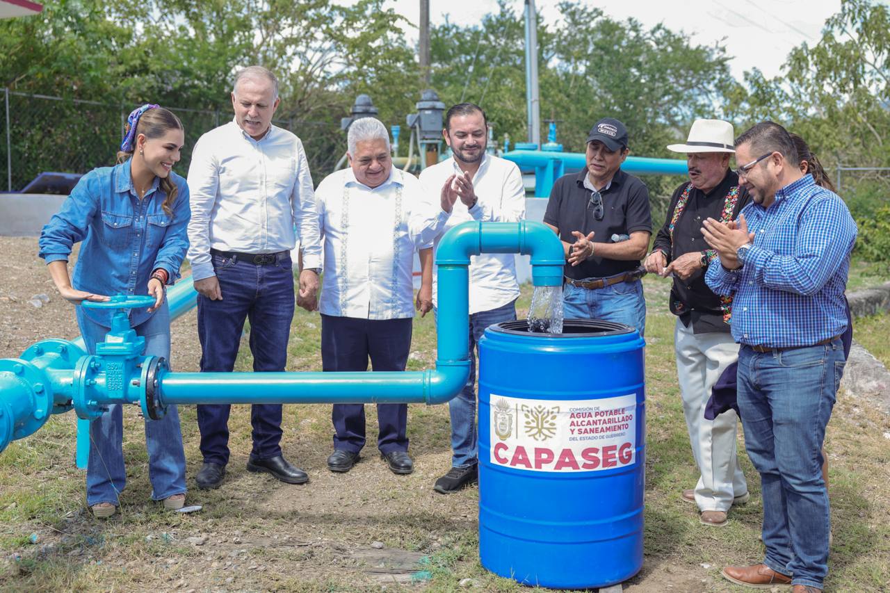Destina Evelyn Salgado más de 135 MDP en obras para reforzar el abasto de agua potable en Chilpancingo