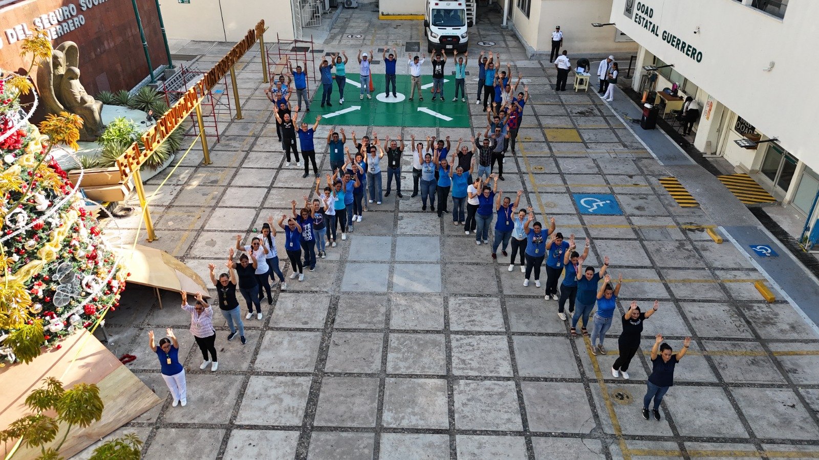 IMSS Guerrero conmemora la lucha contra el cáncer de próstata con lazo azul