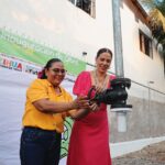 La presidenta Lizette Tapia arranca obras de gran impacto en las colonias Los Pinos y Diamante.