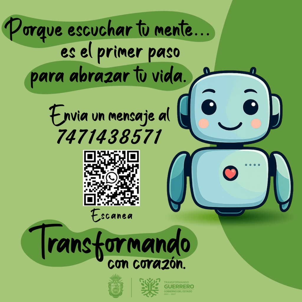 Se consolida la plataforma “SamBot Yólotl Escucha” como herramienta de apoyo emocional en Guerrero