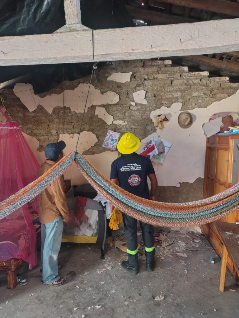 SGIRPCGRO continúa evaluación de afectaciones por sismo de magnitud 6.5 de San Marcos