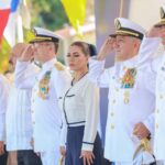 Asiste la gobernadora a la toma de posesión de Martín Enrique Barney Montalvo como nuevo comandante de la Octava Región Naval