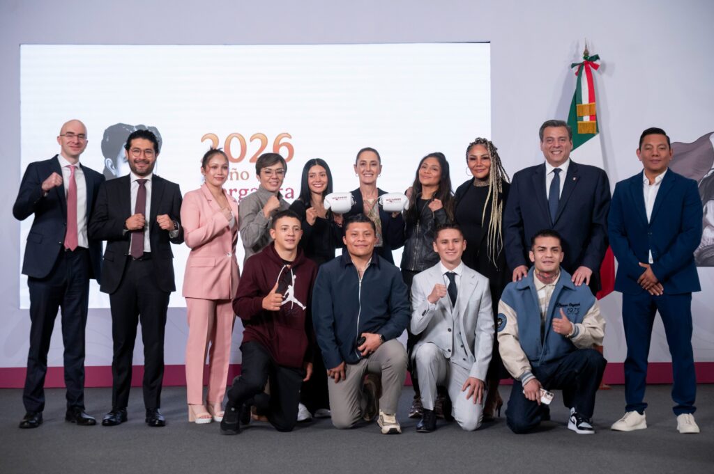 Presidenta Claudia Sheinbaum presenta Boxeando por la Paz: 5 mil boxeadoras y boxeadores impartirán clases de boxeo a 100 mil niños y jóvenes en todo el país