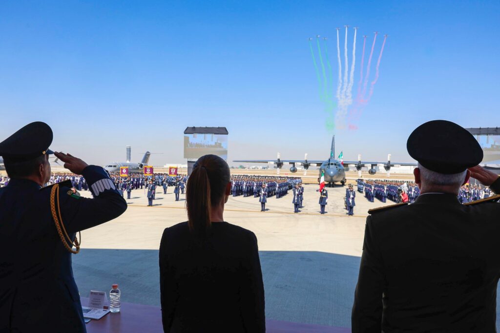 Reafirmamos el compromiso de servir siempre al pueblo, proteger la soberanía nacional y honrar la historia: Presidenta Claudia Sheinbaum en 111 aniversario de la Fuerza Aérea Mexicana