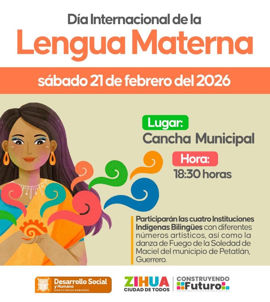 Celebran en Zihuatanejo el Día Mundial de la Lengua Materna
