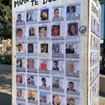 Instalan mampara con fichas de desaparecidos en Petatlán