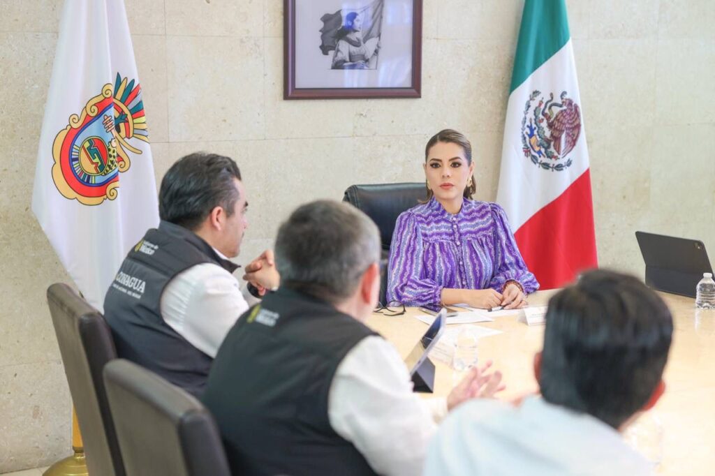 Se reúne la gobernadora Evelyn Salgado Pineda con el director de la Conagua para abordar proyectos estratégicos en Acapulco