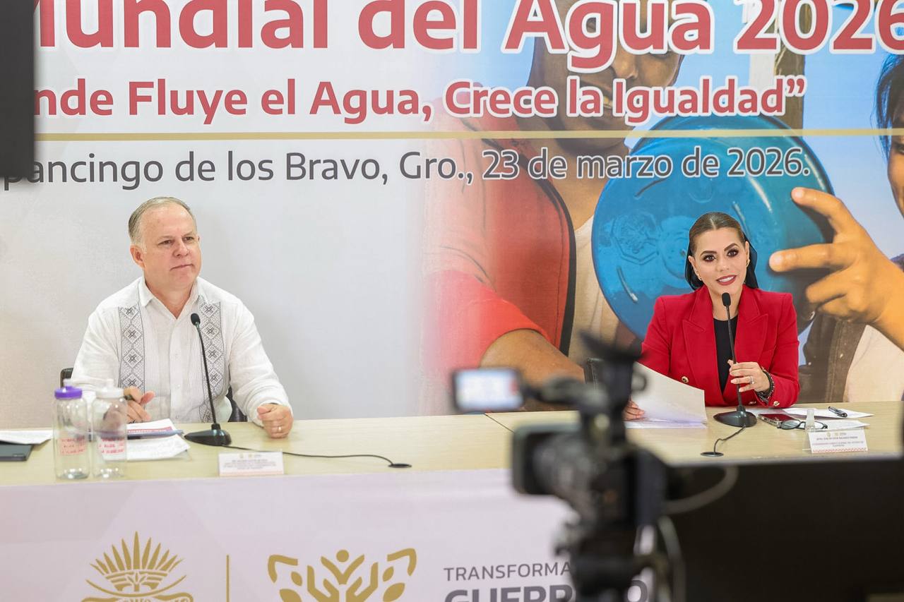 Conmemora Evelyn Salgado el Día Mundial del Agua con anuncio de 55 obras hidráulicas en comunidades rurales en 2026