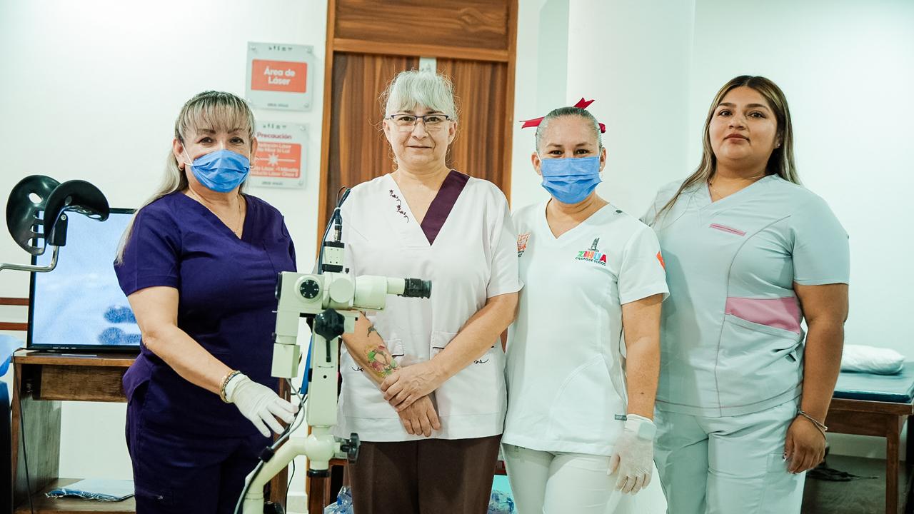 Mujeres del municipio, beneficiadas con la campaña de colposcopia