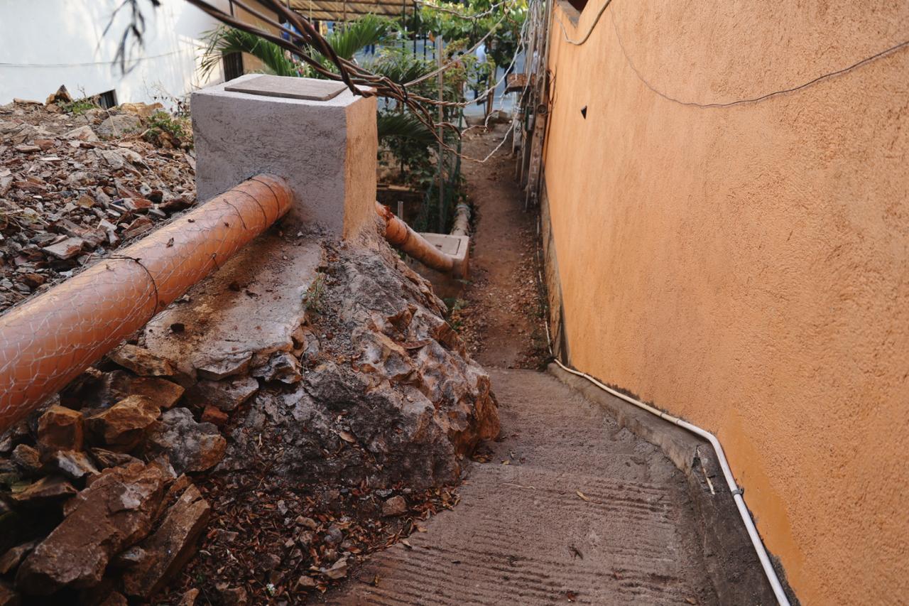 Andador Juan de la Barrera en la colonia Niños Héroes