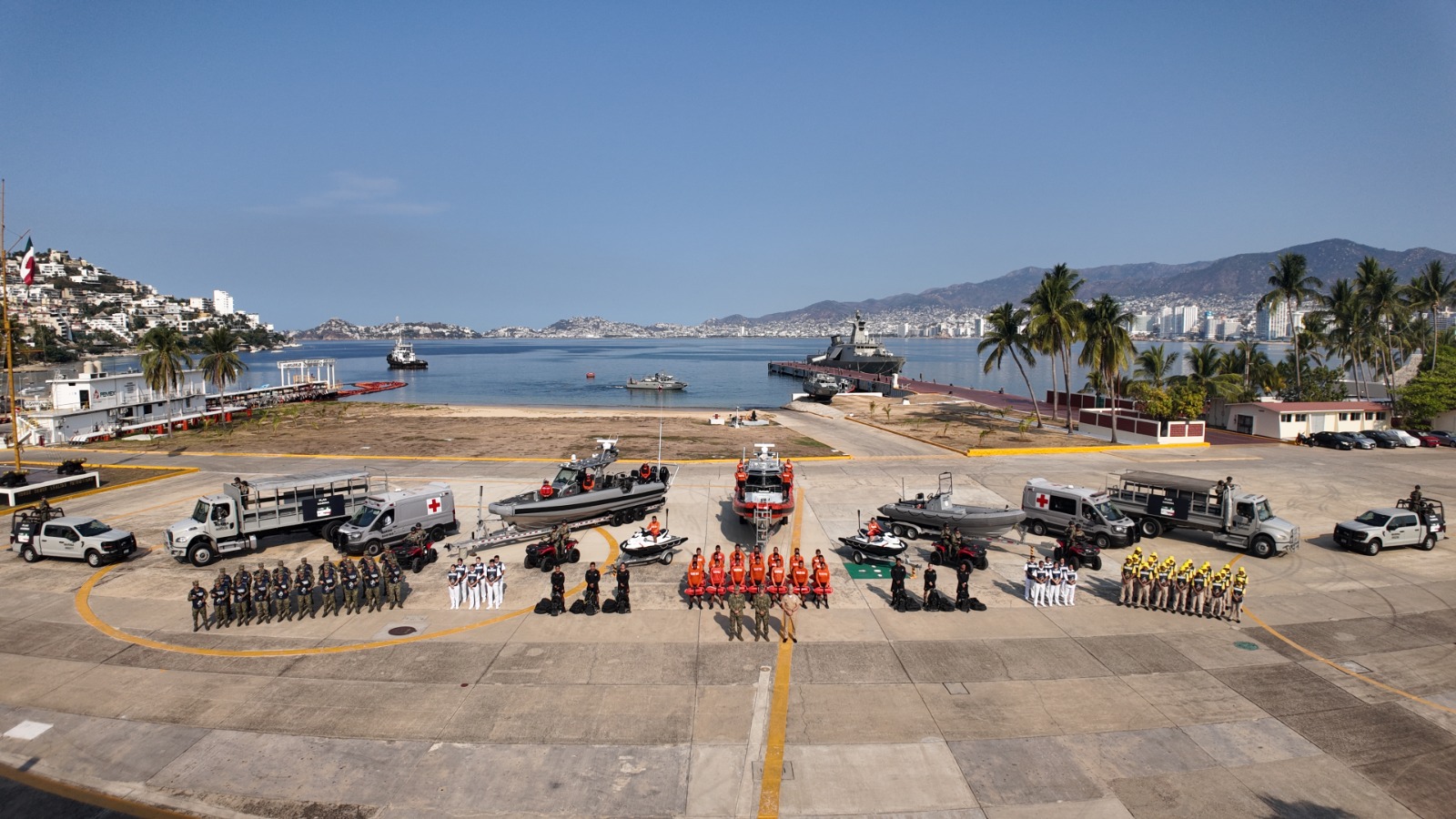 Inicia Plan Marina “Operación Salvavidas Semana Santa 2026” en el puerto de Acapulco