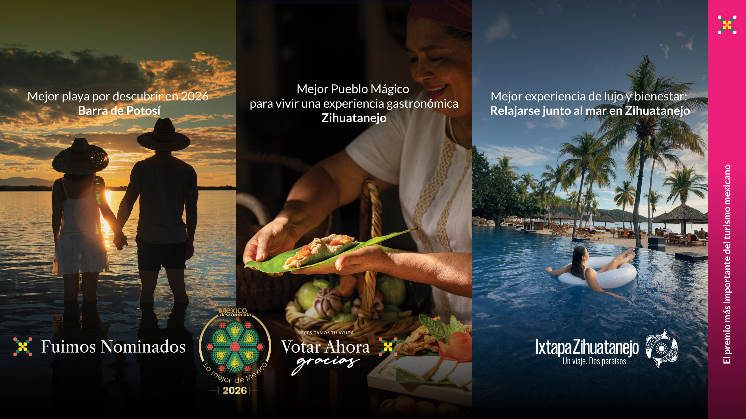 Ixtapa Zihuatanejo es nominado a los premios “lo mejor de méxico” de México desconocido