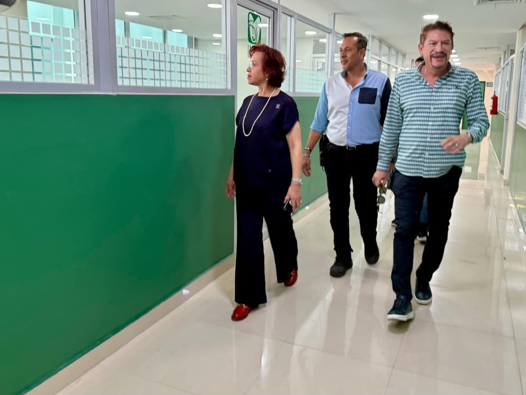 Supervisa delegada del IMSS Guerrero avances en rehabilitación de sede delegacional