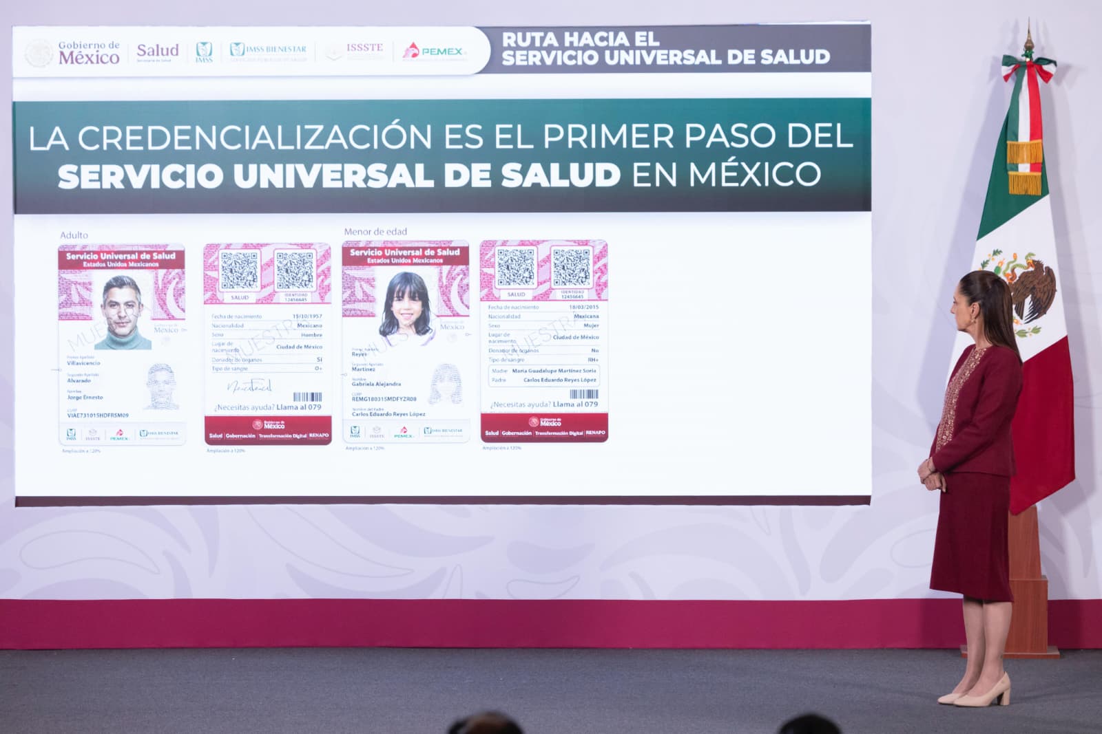 Presidenta Claudia Sheinbaum anuncia decreto para crear el Servicio Universal de Salud; del 13 al 30 de abril inicia credencialización de personas de 85 años y más