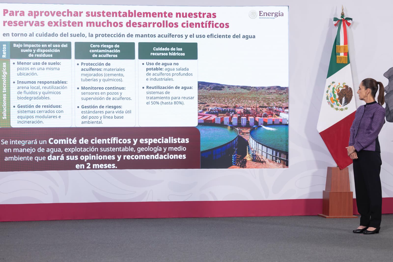 Presidenta Claudia Sheinbaum presenta estrategia para fortalecer la soberanía energética con explotación de reservas de gas natural para disminuir importación