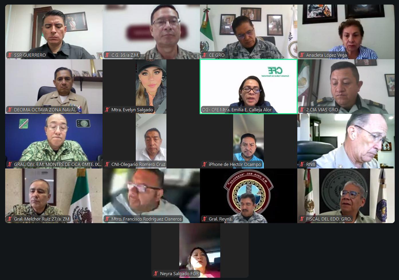 Evelyn Salgado y la titular de la CFE, Emilia Calleja, refuerzan acciones para garantizar energía eléctrica en Guerrero