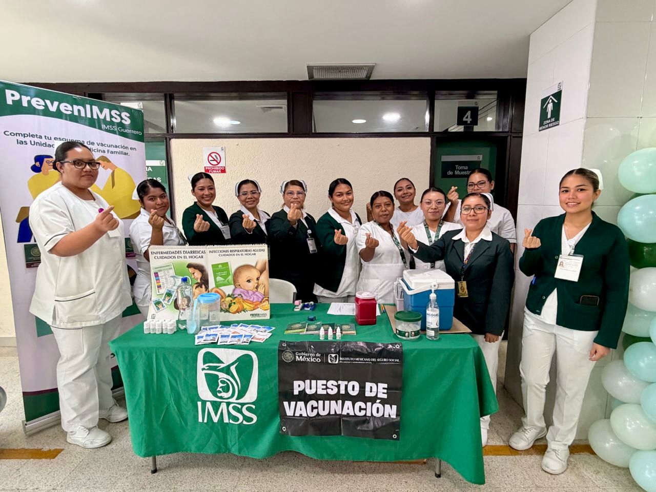 Invita IMSS Guerrero a cuidar la salud en la Primera Semana Nacional de Vacunación 2026