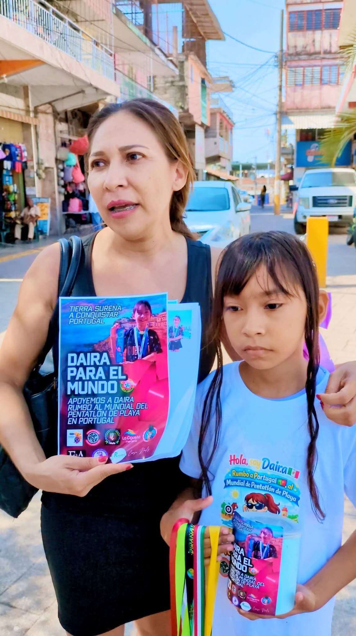 Niña atleta de Atoyac busca apoyo para competir en mundial de pentatlón en Portugal