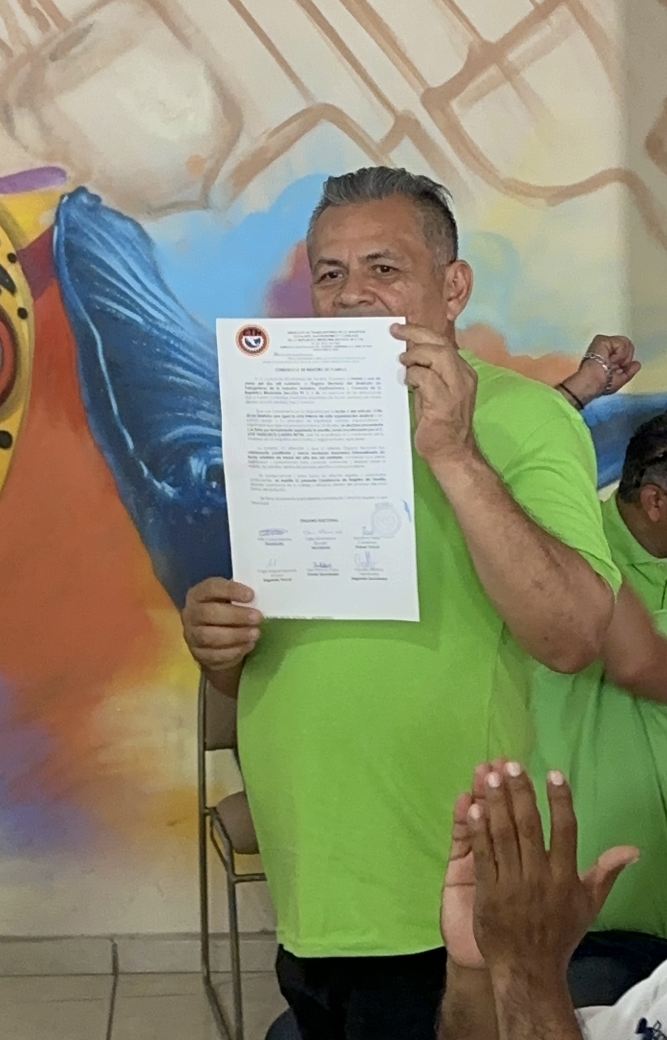 Registra la Planilla Verde su candidatura en la CTM Sección 99; José Francisco Castro promete honestidad y continuidad sindical