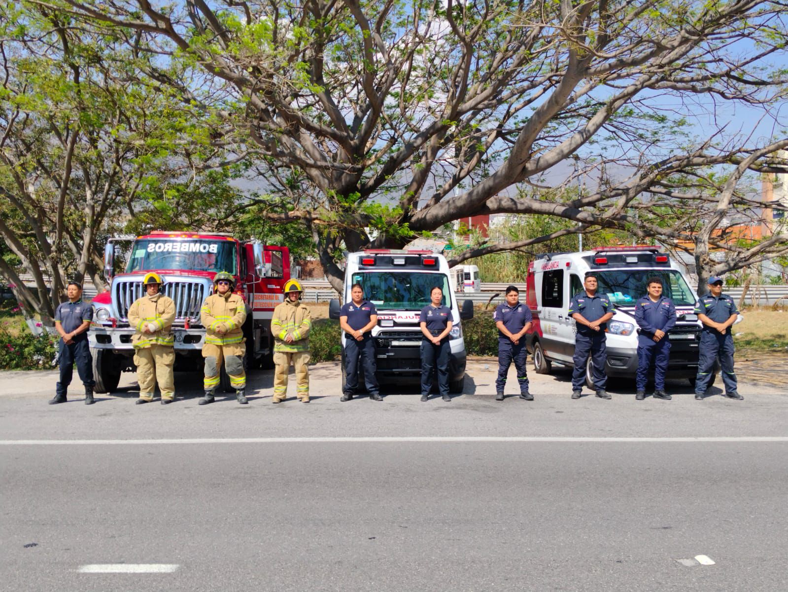 La SGIRPCGRO brindó 157 servicios de emergencia durante operativo vacacional de Semana Santa 2026