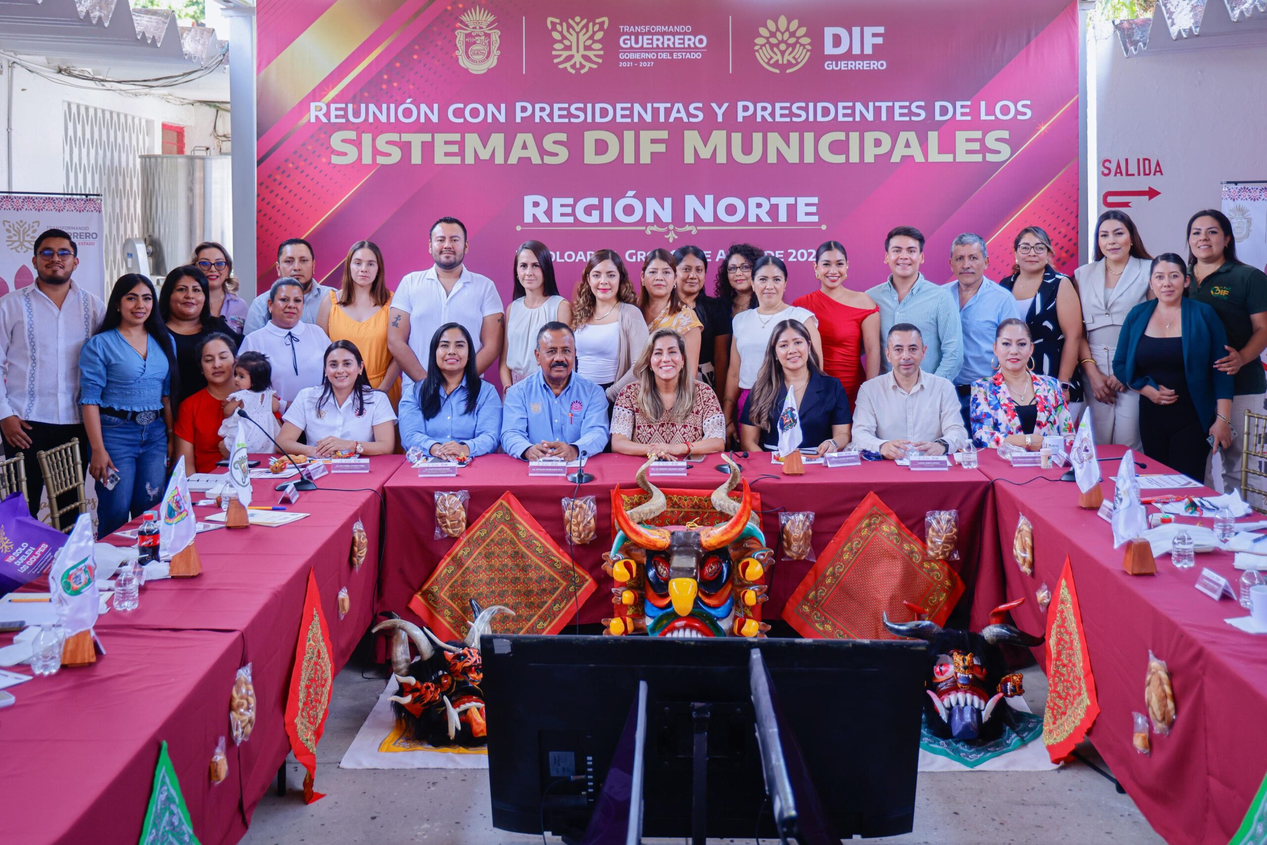 Encabeza Liz Salgado reunión con presidentas y presidentes de los DIF municipales de la Región Norte