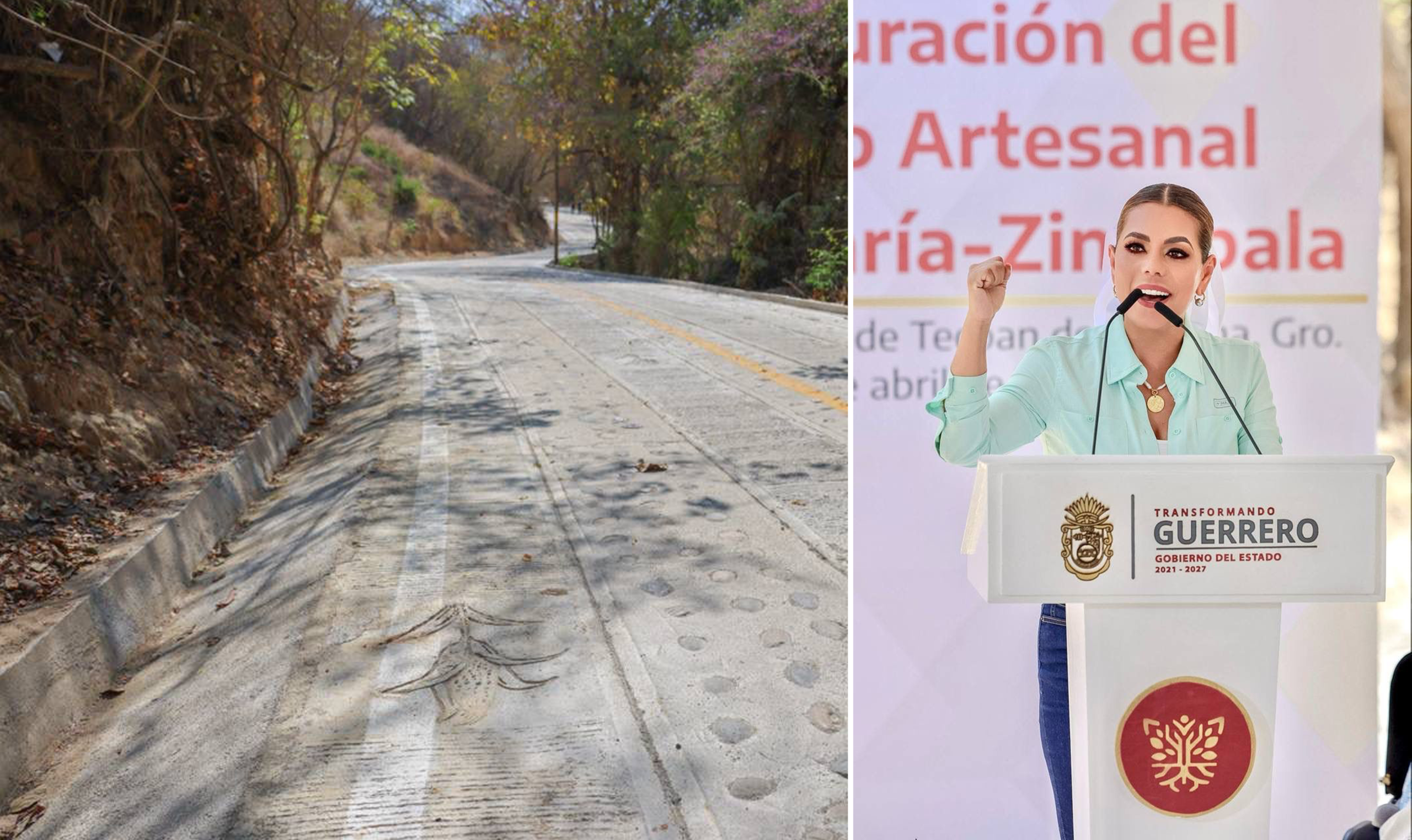 Inaugura Evelyn Salgado el camino artesanal Santa María–Zintapala en Tecpan de Galeana