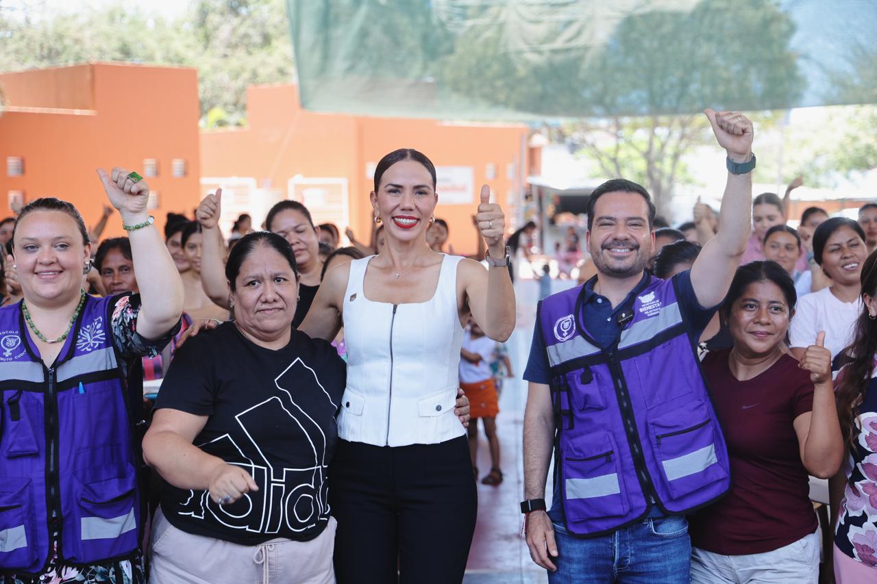 Secretario de Bienestar de Guerrero y presidenta Lizette Tapia Castro arrancan programa Tarjeta Violeta 2026
