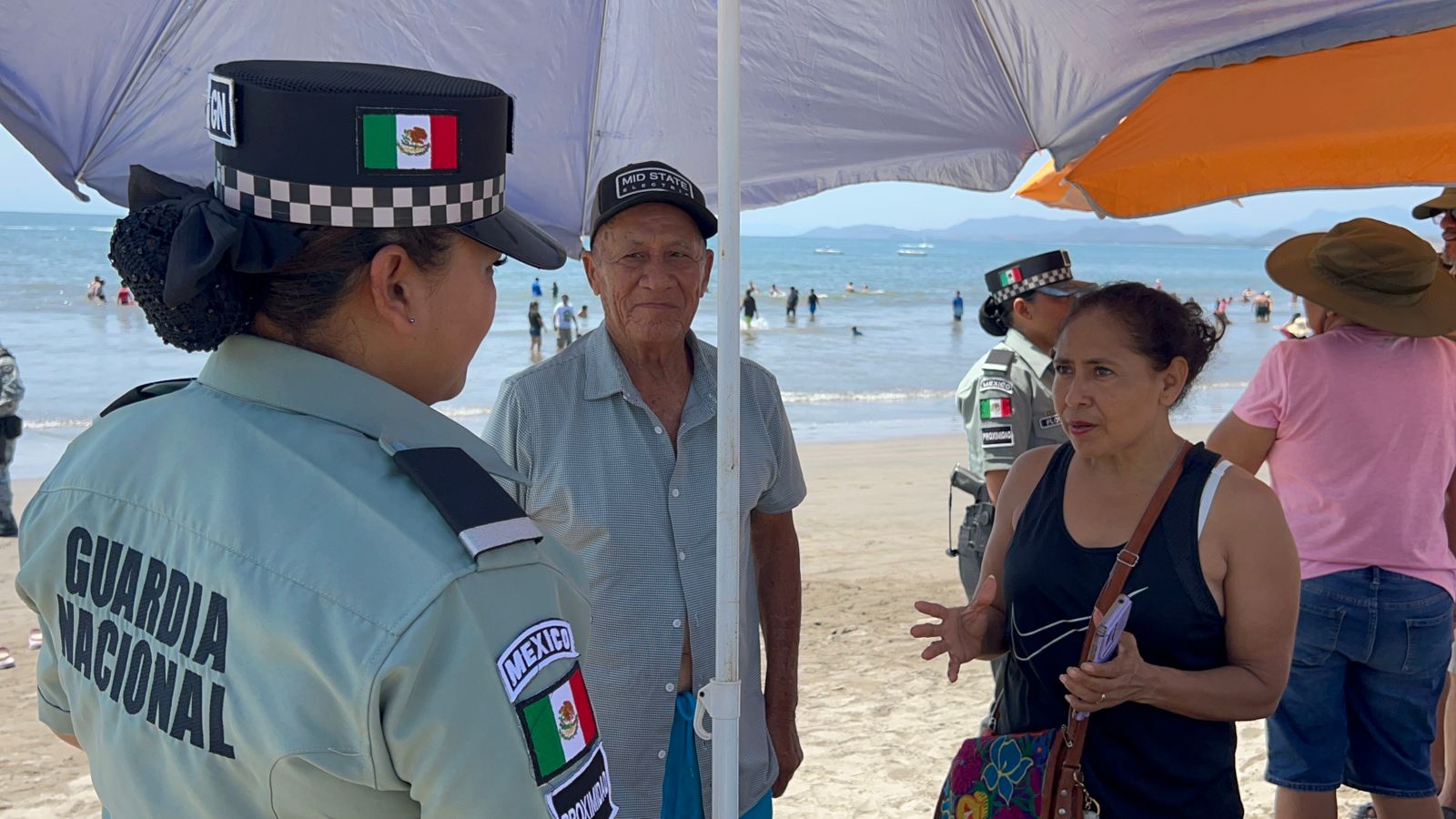 Guardia Nacional refuerza vigilancia y auxilio en carreteras y playas de Ixtapa-Zihuatanejo